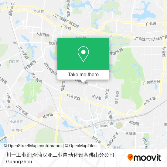 川一工业润滑油汉亚工业自动化设备佛山分公司 map