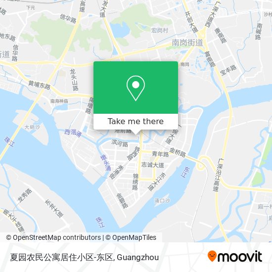 夏园农民公寓居住小区-东区 map
