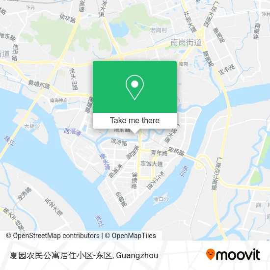 夏园农民公寓居住小区-东区 map