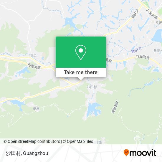 沙田村 map