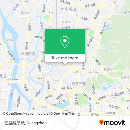 伍福服装城 map