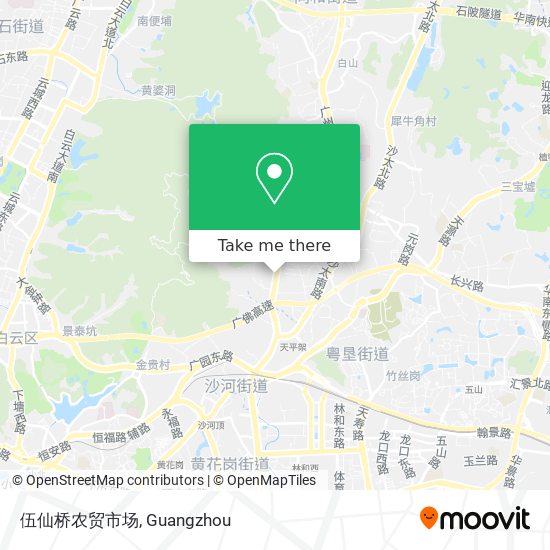 伍仙桥农贸市场 map