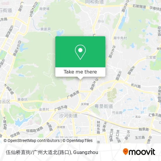 伍仙桥直街/广州大道北(路口) map