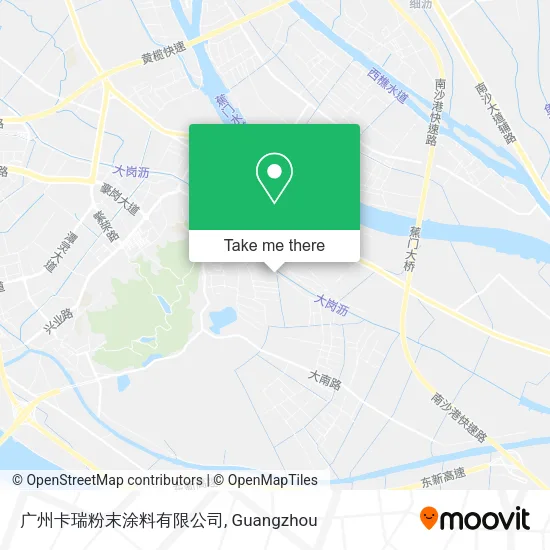 广州卡瑞粉末涂料有限公司 map