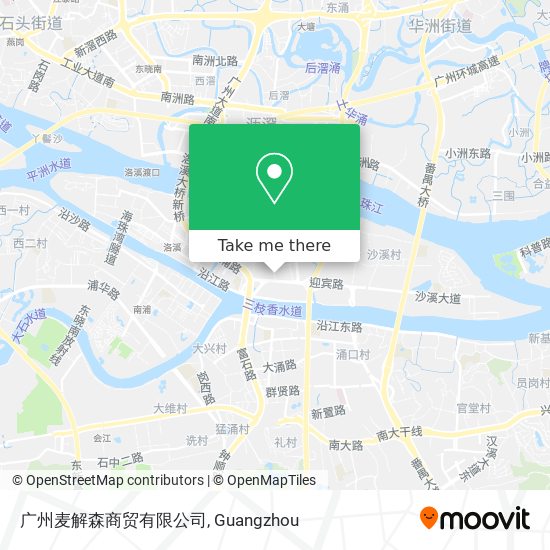 广州麦解森商贸有限公司 map