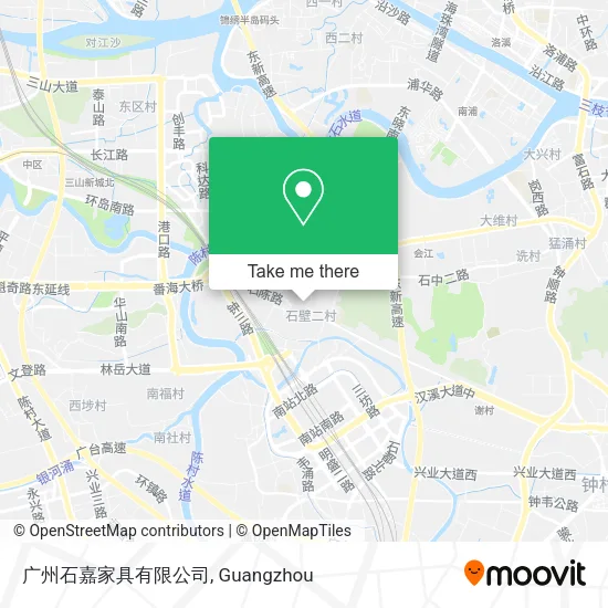 广州石嘉家具有限公司 map