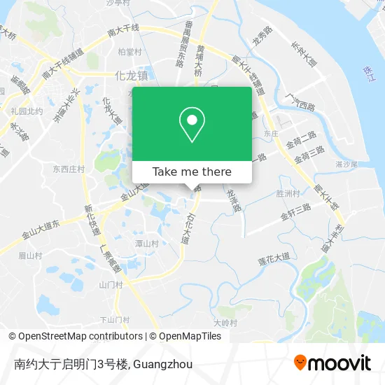 南约大亍启明门3号楼 map