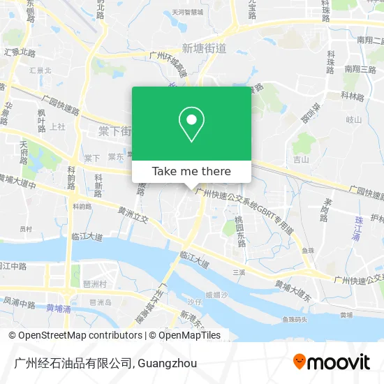 广州经石油品有限公司 map