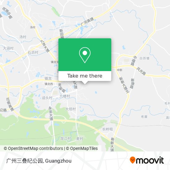 广州三叠纪公园 map