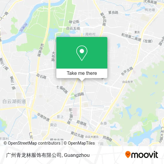 广州青龙林服饰有限公司 map