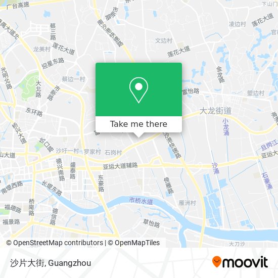 沙片大街 map