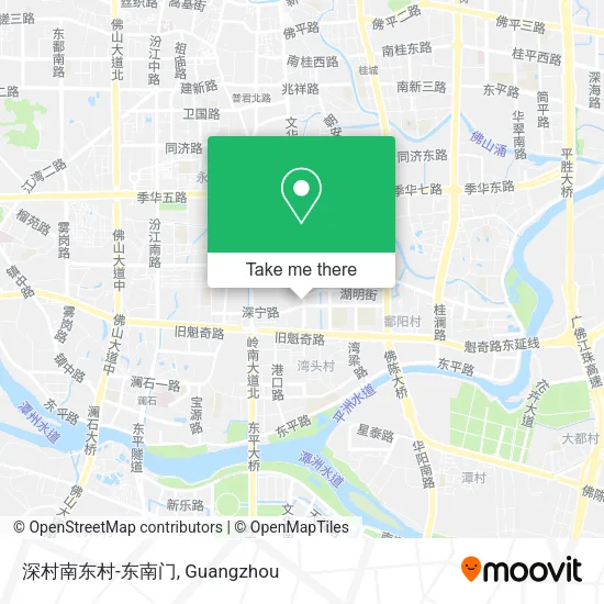 深村南东村-东南门 map