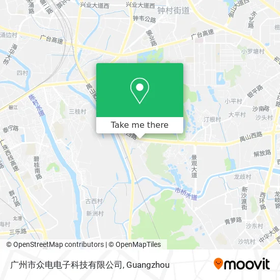 广州市众电电子科技有限公司 map