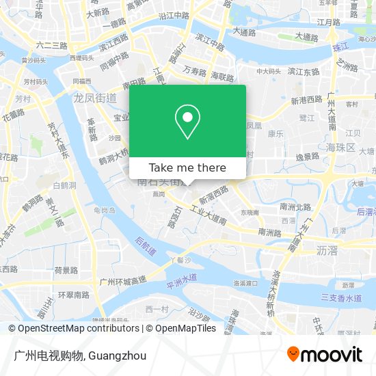 广州电视购物 map