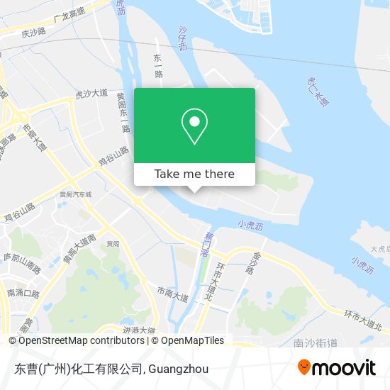 东曹(广州)化工有限公司 map