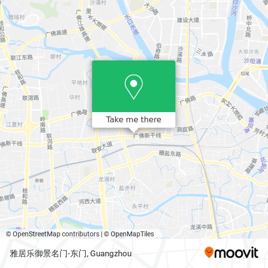雅居乐御景名门-东门 map
