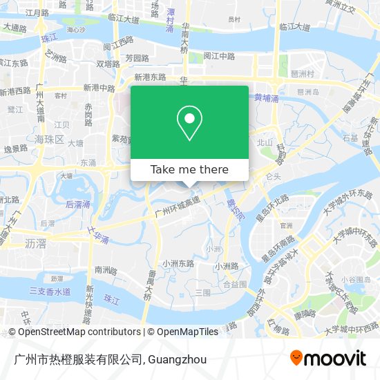 广州市热橙服装有限公司 map