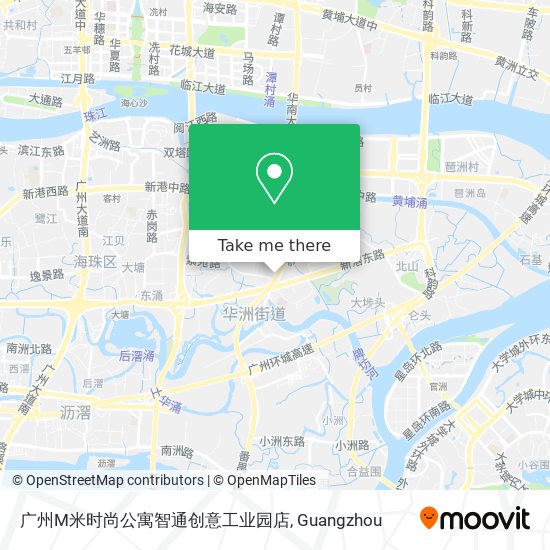 广州M米时尚公寓智通创意工业园店 map