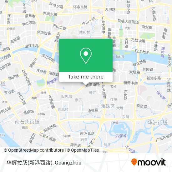 华辉拉肠(新港西路) map