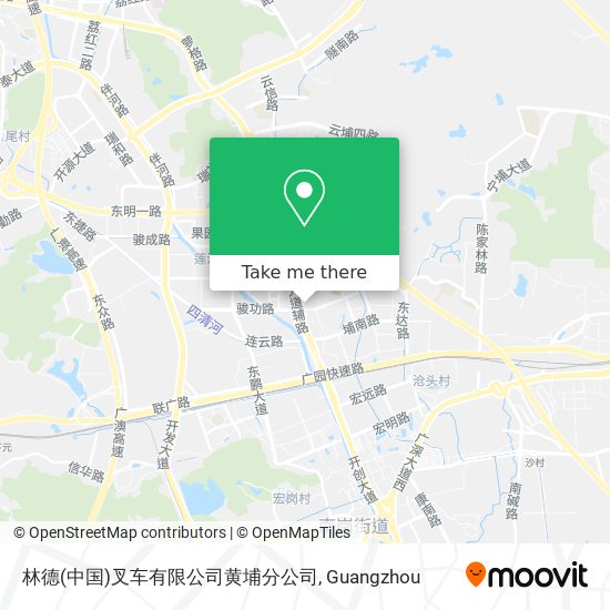 林德(中国)叉车有限公司黄埔分公司 map