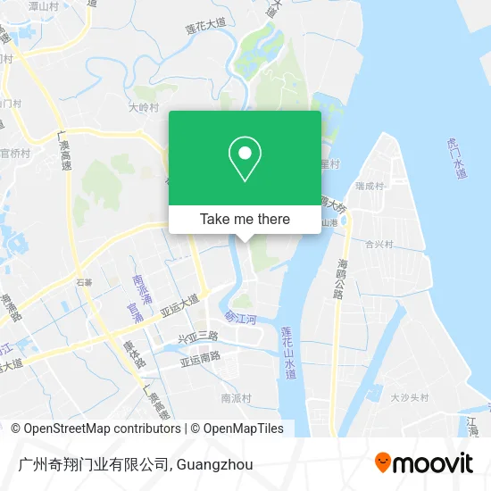 广州奇翔门业有限公司 map