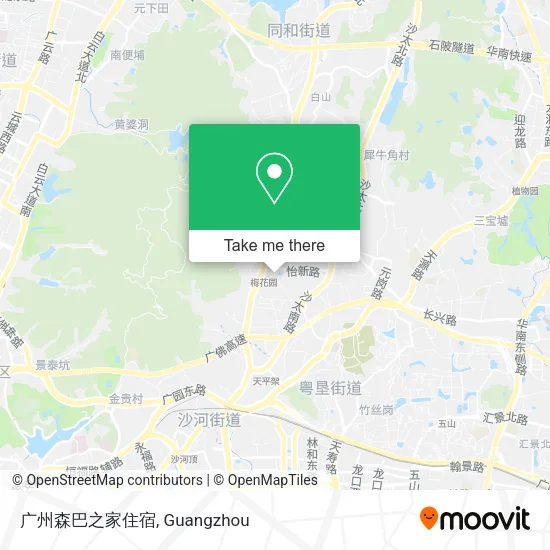 广州森巴之家住宿 map