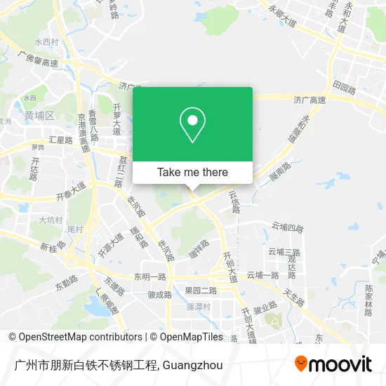广州市朋新白铁不锈钢工程 map