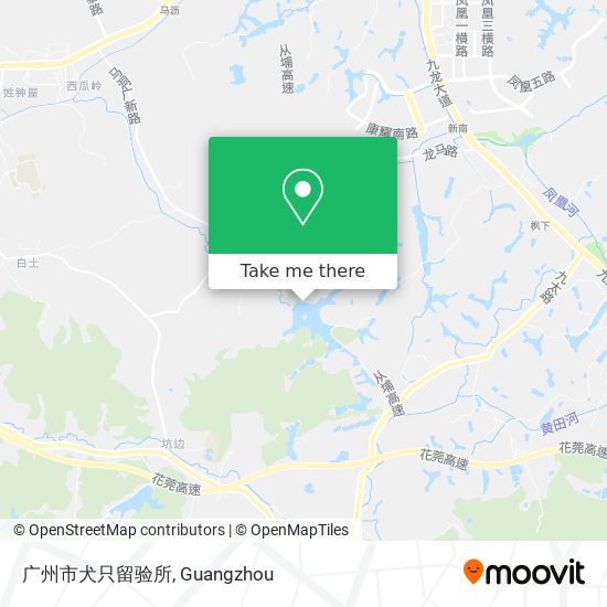 广州市犬只留验所 map