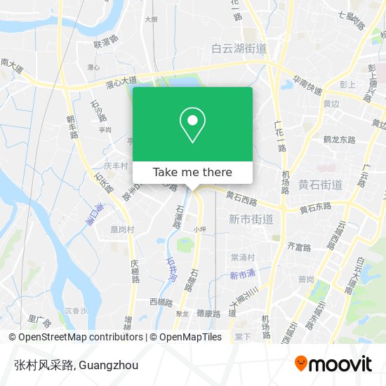 张村风采路 map