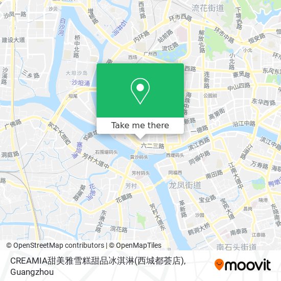 CREAMIA甜美雅雪糕甜品冰淇淋(西城都荟店) map