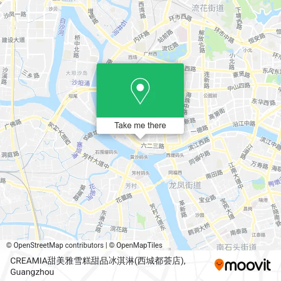 CREAMIA甜美雅雪糕甜品冰淇淋(西城都荟店) map