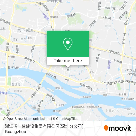 浙江省一建建设集团有限公司(深圳分公司) map