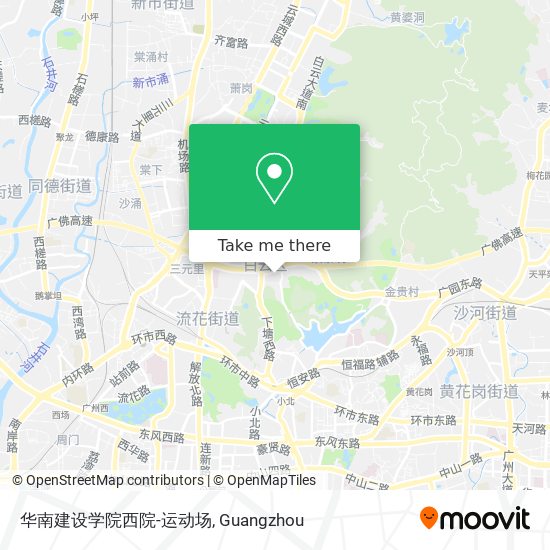 华南建设学院西院-运动场 map