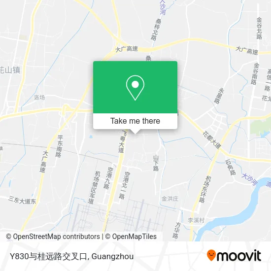 Y830与桂远路交叉口 map