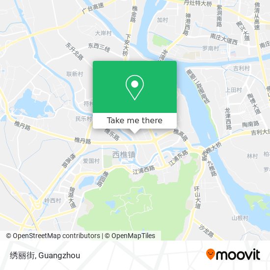 绣丽街 map