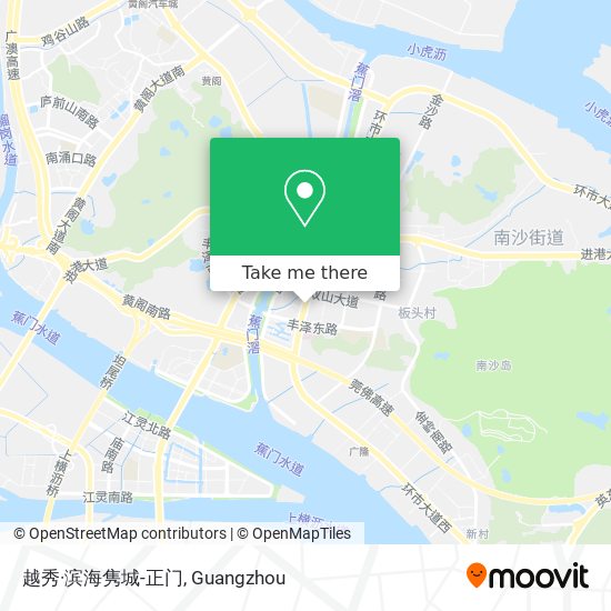 越秀·滨海隽城-正门 map