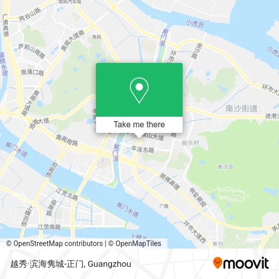 越秀·滨海隽城-正门 map