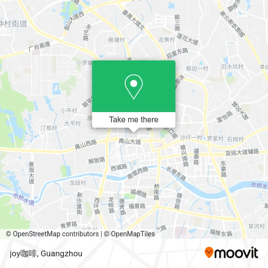 joy咖啡 map