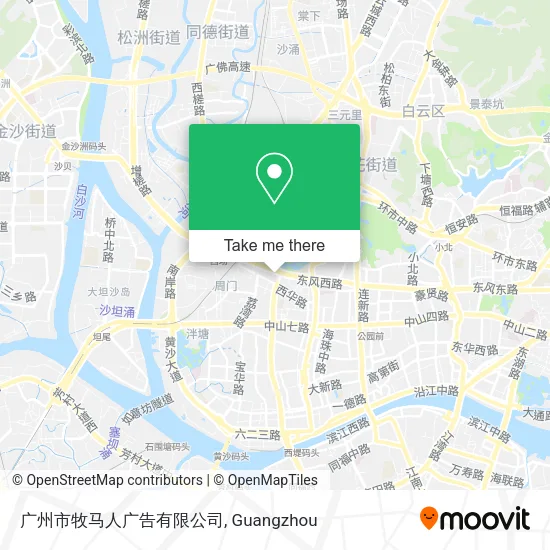 广州市牧马人广告有限公司 map