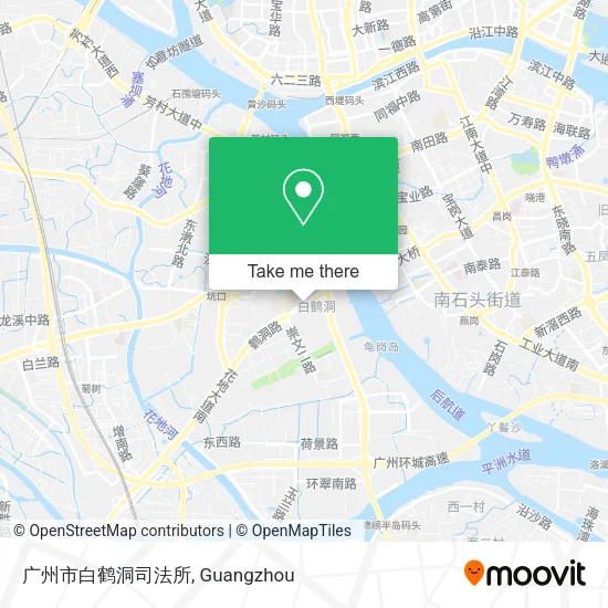 广州市白鹤洞司法所 map