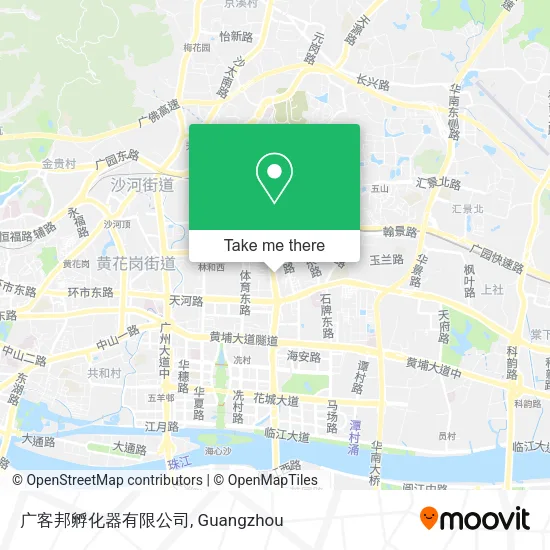 广客邦孵化器有限公司 map