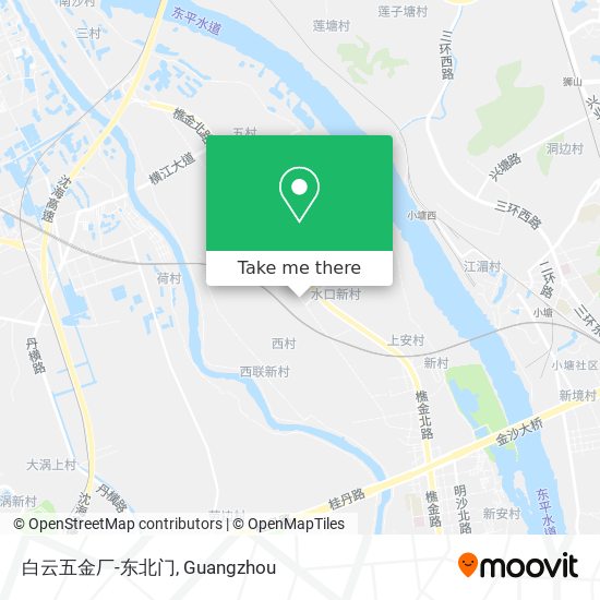 白云五金厂-东北门 map