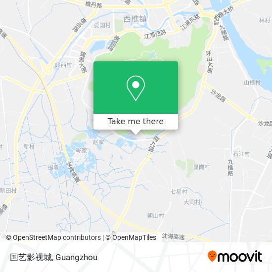 国艺影视城 map