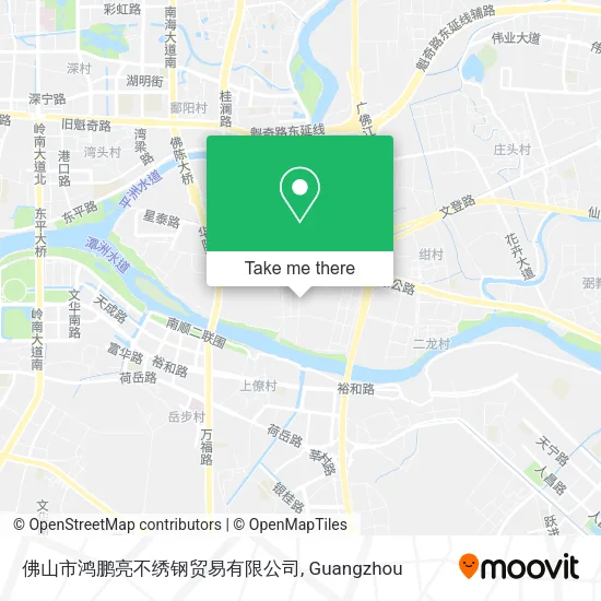 佛山市鸿鹏亮不绣钢贸易有限公司 map
