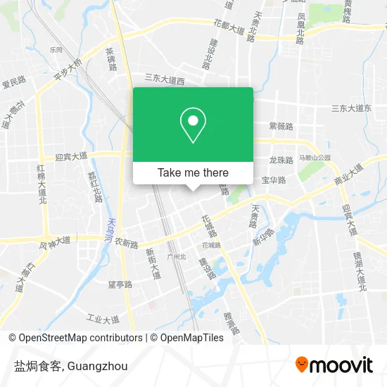 盐焗食客 map