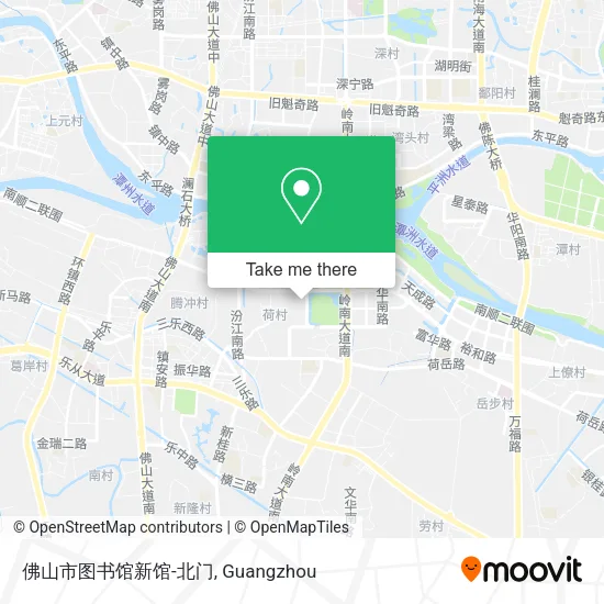 佛山市图书馆新馆-北门 map