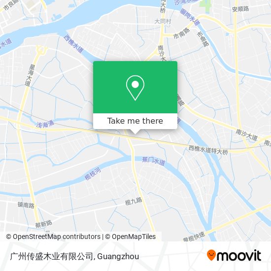 广州传盛木业有限公司 map