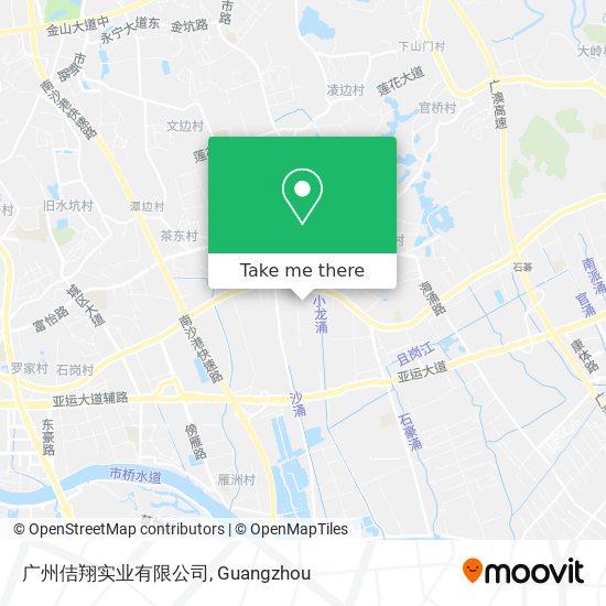 广州佶翔实业有限公司 map