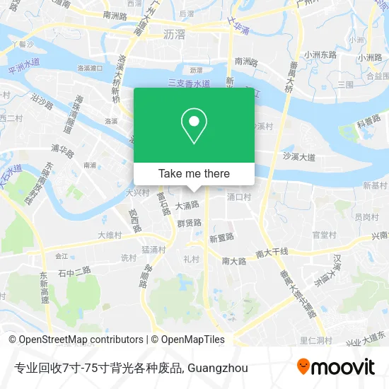 专业回收7寸-75寸背光各种废品 map