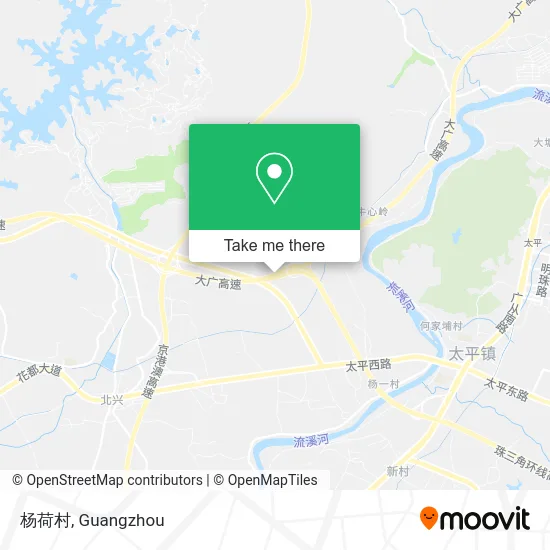 杨荷村 map
